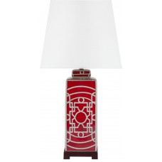 Лампа настольная Pattern tall red