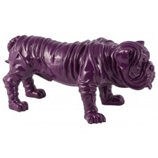 Скульптура Glossy Pug purple