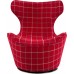 Кресло Serenity red checkerboard