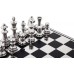 Шахматная доска с алюминиевыми фигурами / 42214