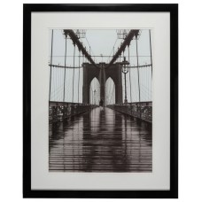 Постер с паспарту в раме Brooklyn Bridge