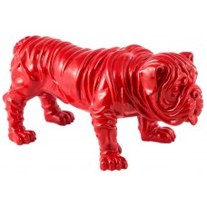 Скульптура Glossy Pug red