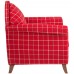 Кресло Lily red checkerboard