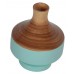 Ваза настольная Rustic Chic vase wood blue