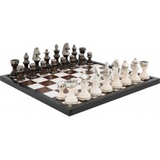 Шахматная доска с алюминиевыми фигурами / 47402