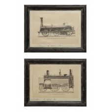 Репродукция Train print DA1529A set of 2