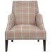 Кресло Gold coast chair light grey checkerboard