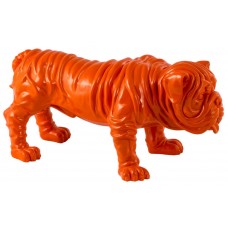 Скульптура Glossy Pug orange