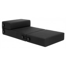 Кровать трансформер (кресло, пуф) 6025 09/black