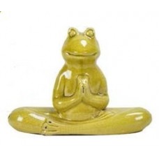 Декор Frog green yoga