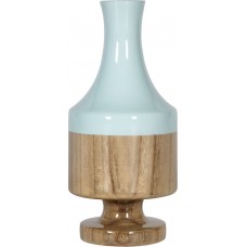 Ваза настольная Rustic Chic blue wood