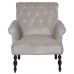 Кресло Albion velvet light grey