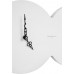 Часы настенные CUATRO Lacquered White / 1712/A
