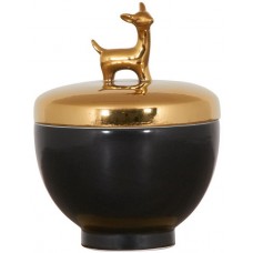 Ваза настольная Guard gold antelope