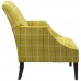 Кресло Gold coast chair yellow checkerboard