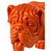 Скульптура Glossy Pug orange