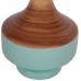 Ваза настольная Rustic Chic vase wood blue